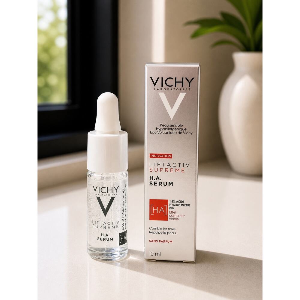 $29 New Vichy LiftActiv Supreme H.A. Serum 10mL Hyaluronic Acid Travel